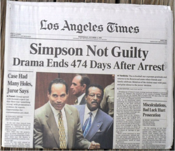 Εξώφυλλο των Los Angeles Times